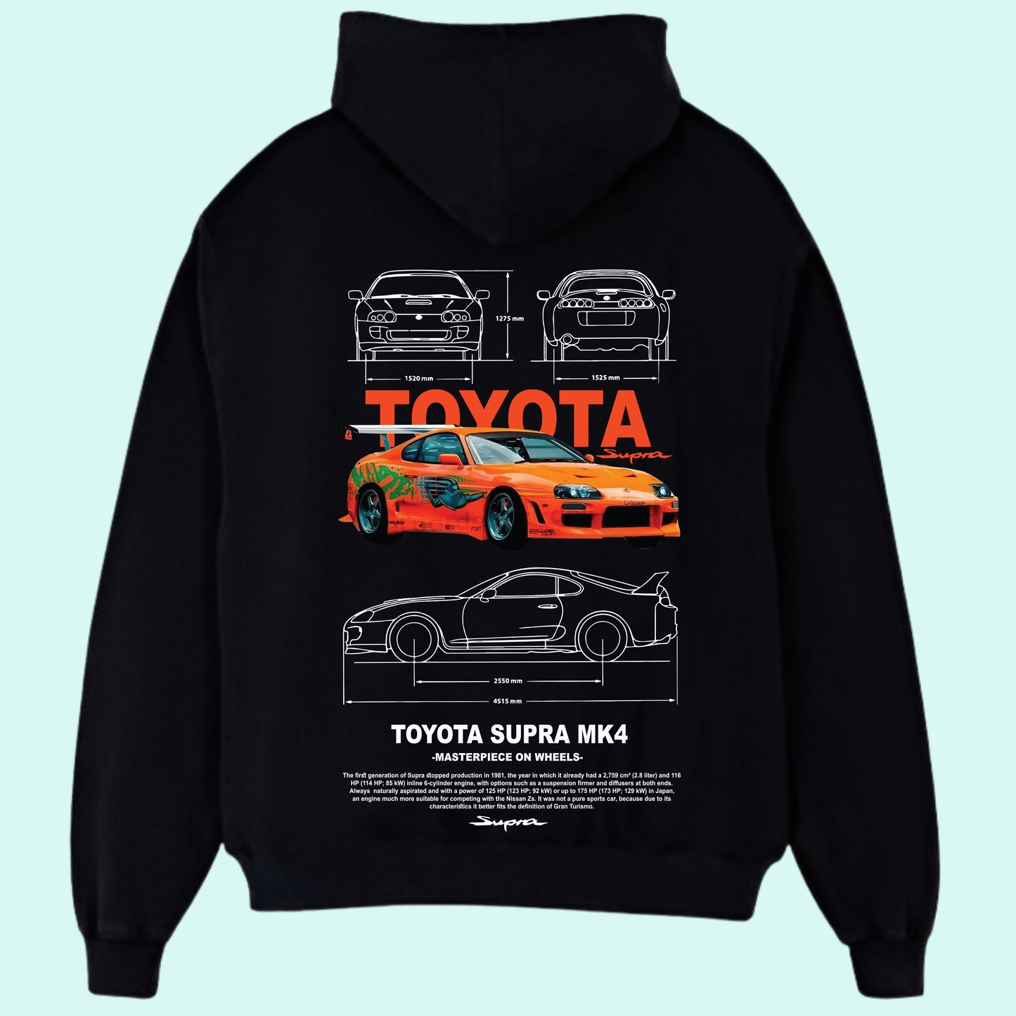 Toyota Supra MK4 Hoodie
