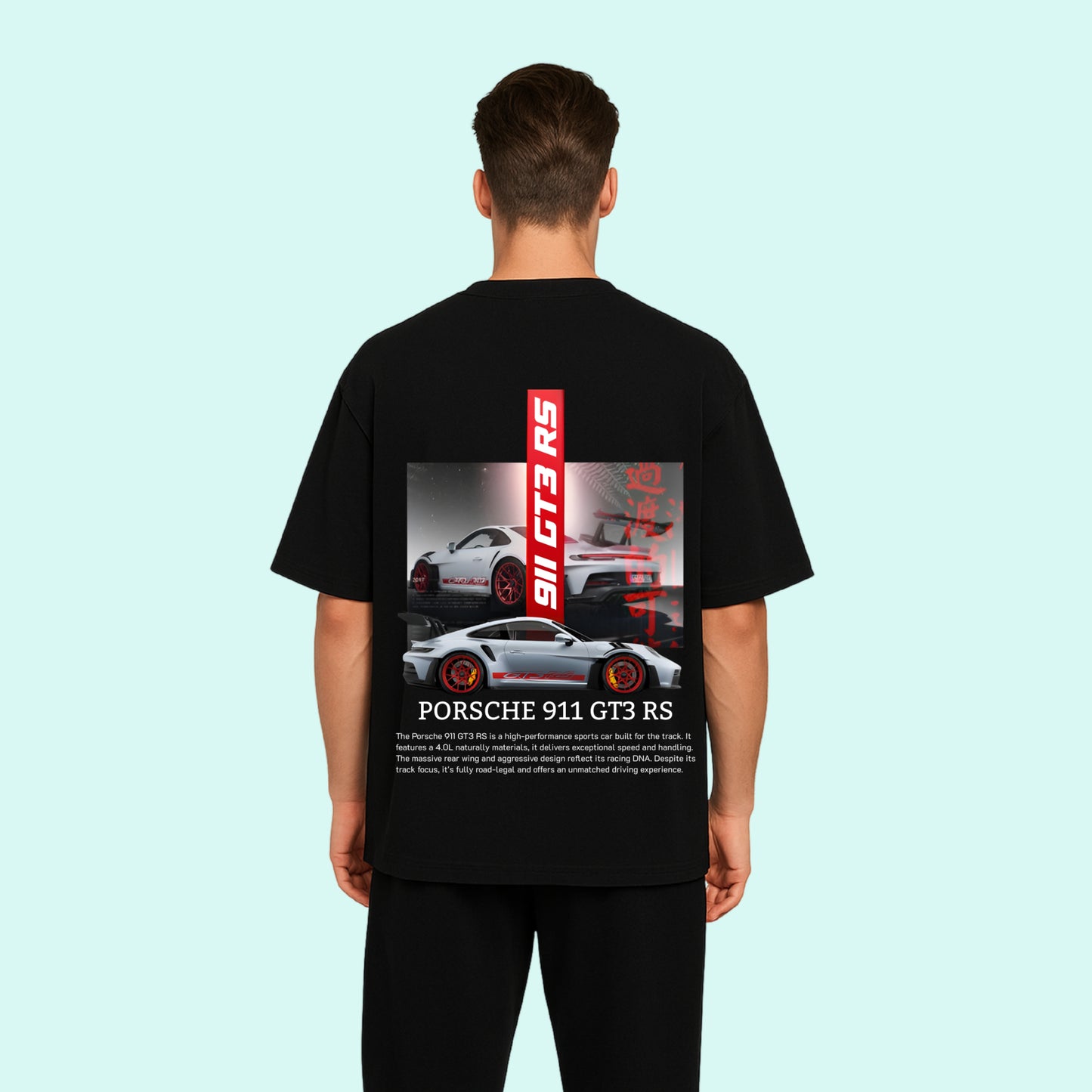 Porsche 911 GT3RS Oversized T-Shirt