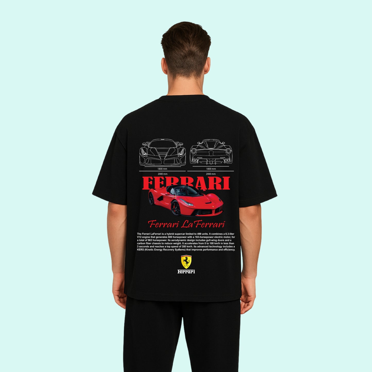 Ferarri LaFerarri Oversized T-Shirt