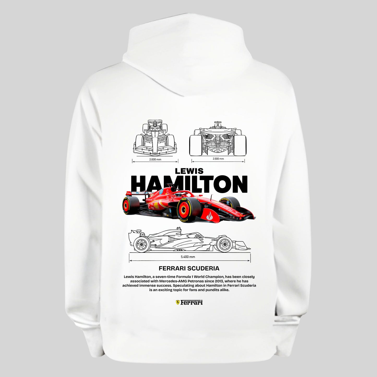F1 Lewis Hamilton Ferrari Hoodie