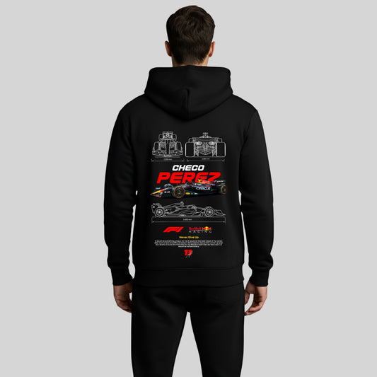 F1 Red Bull Inspired Checo Pérez Hoodie