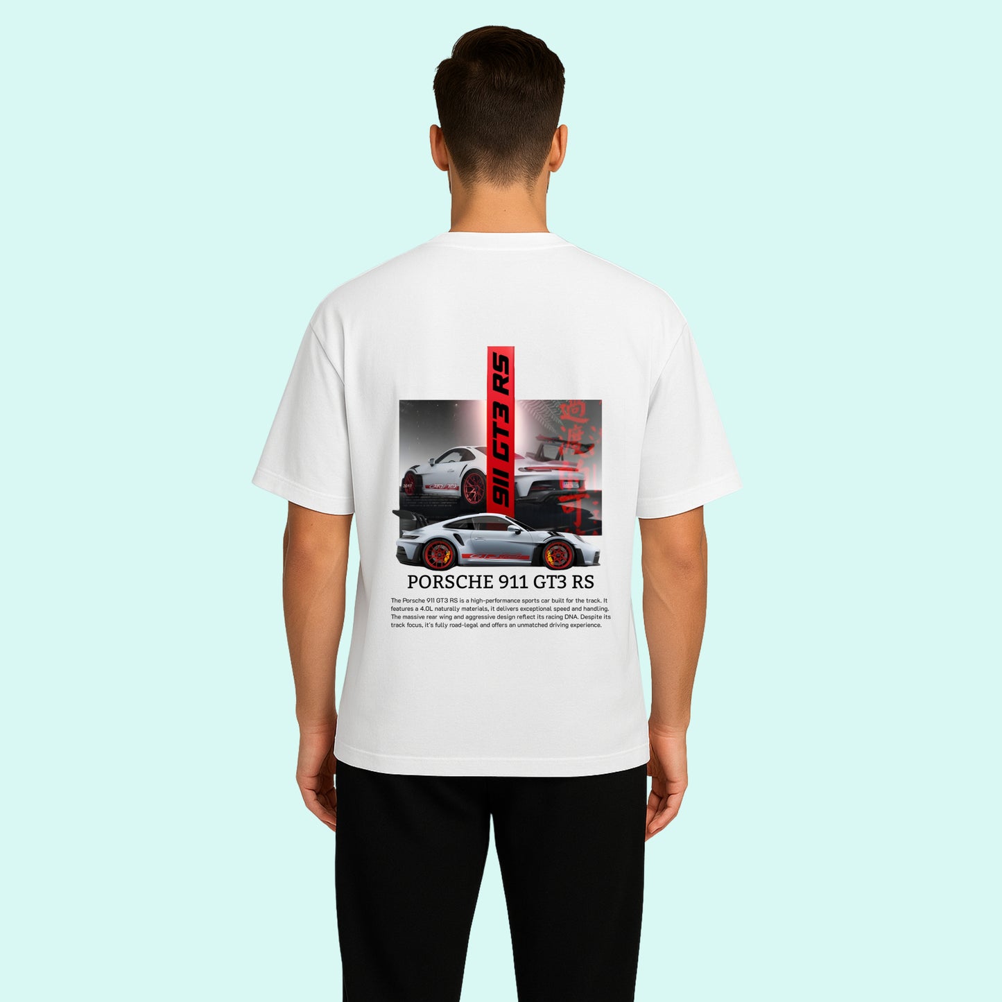 Porsche 911 GT3RS Oversized T-Shirt