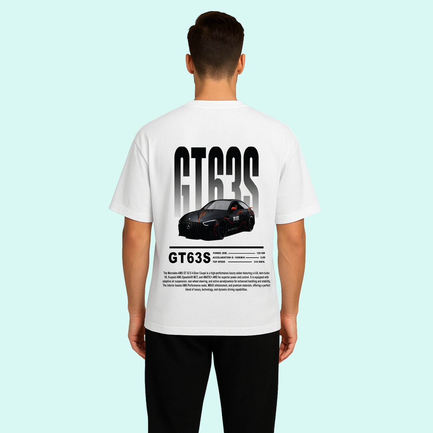 Mercedes AMG GT63S Oversized T-Shirt