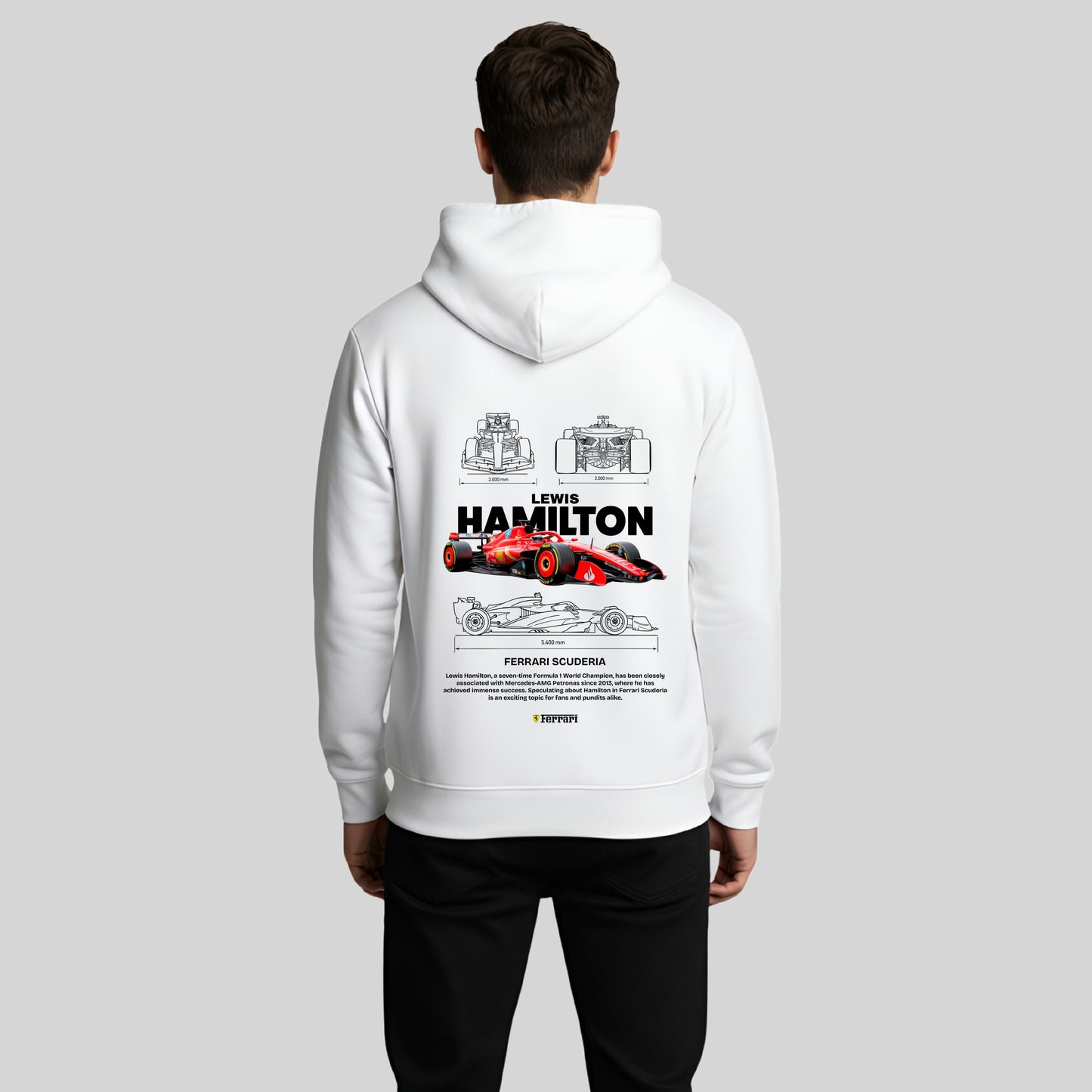 F1 Lewis Hamilton Ferrari Hoodie