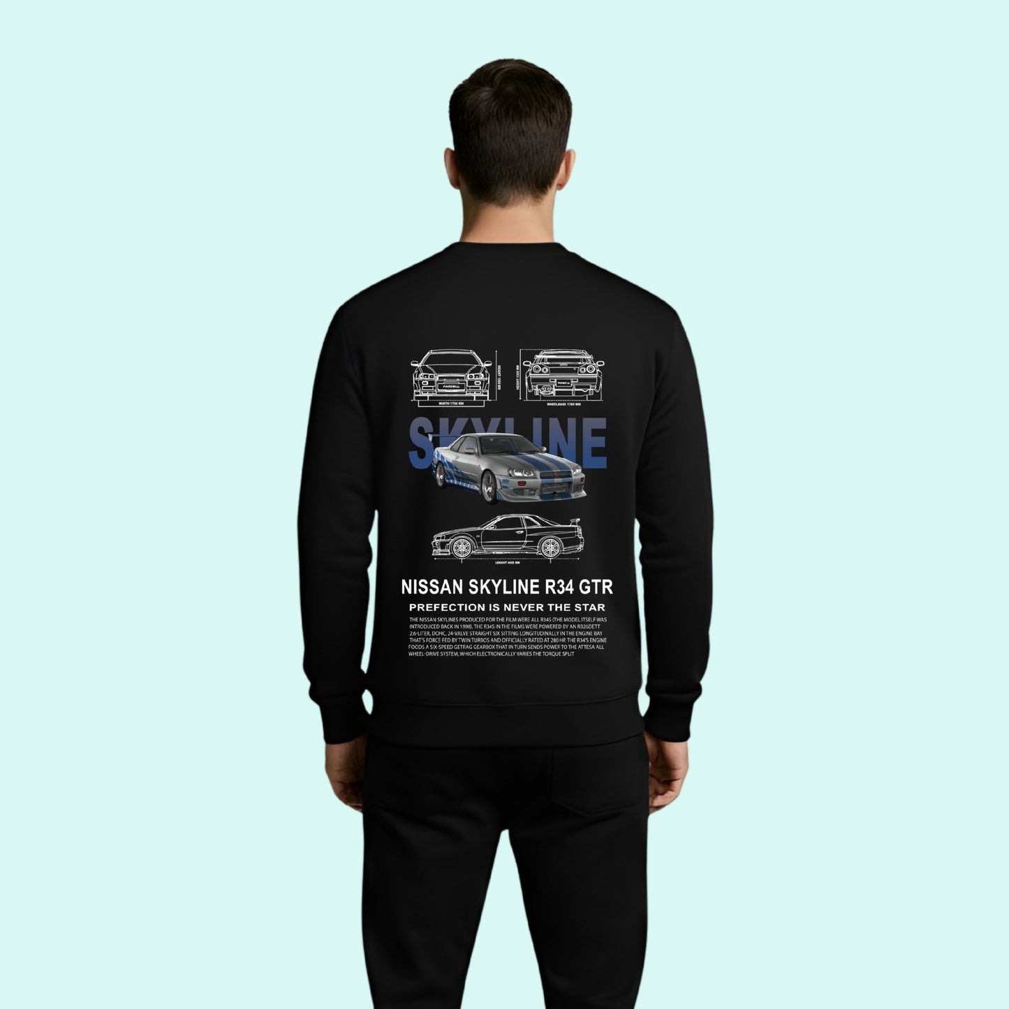 Nissan GT-R R34 Skyline Sweatshirt