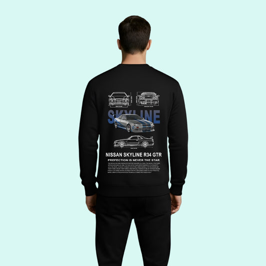 Nissan GT-R R34 Skyline Sweatshirt