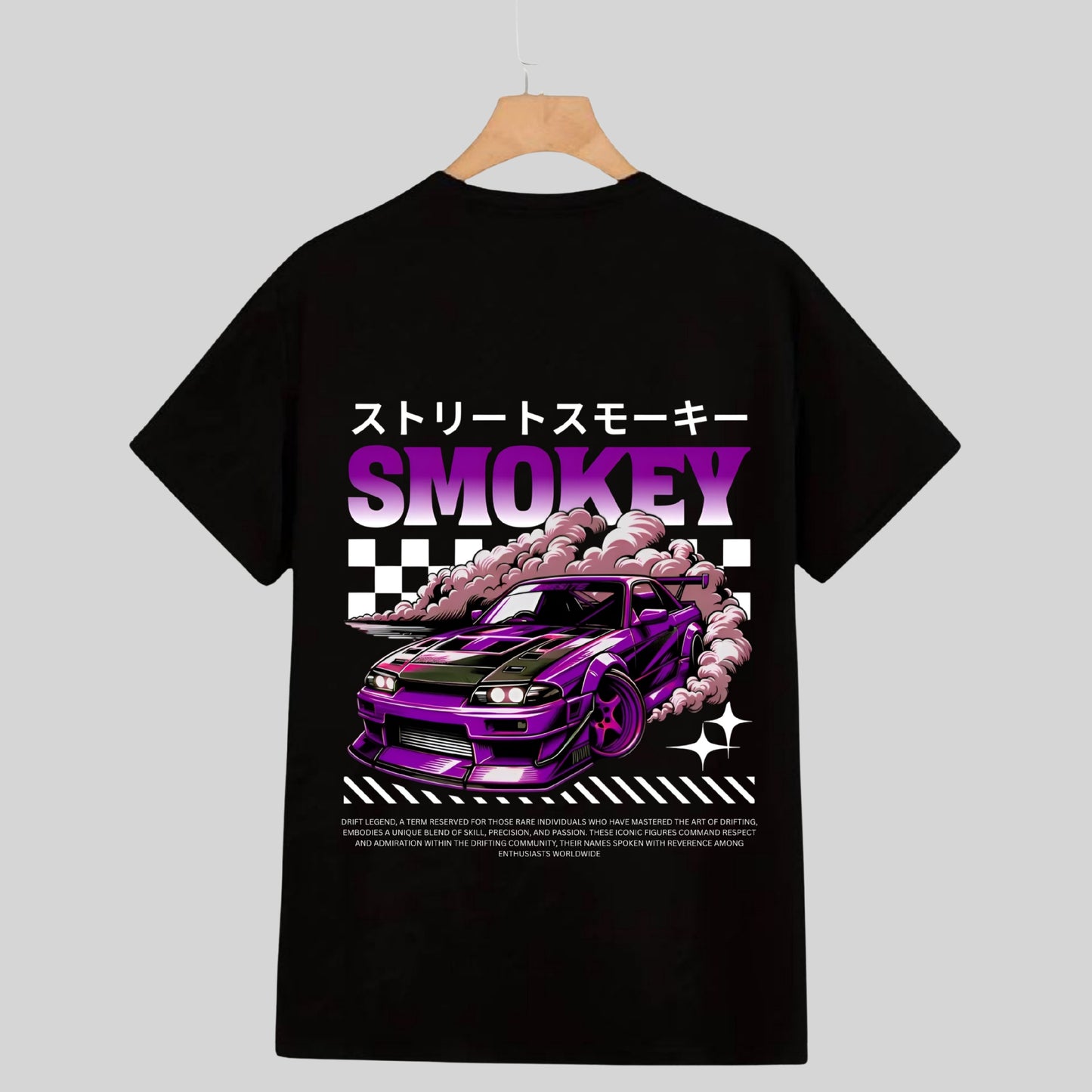 JDM Smokey Drift Streetwear T-Shirt