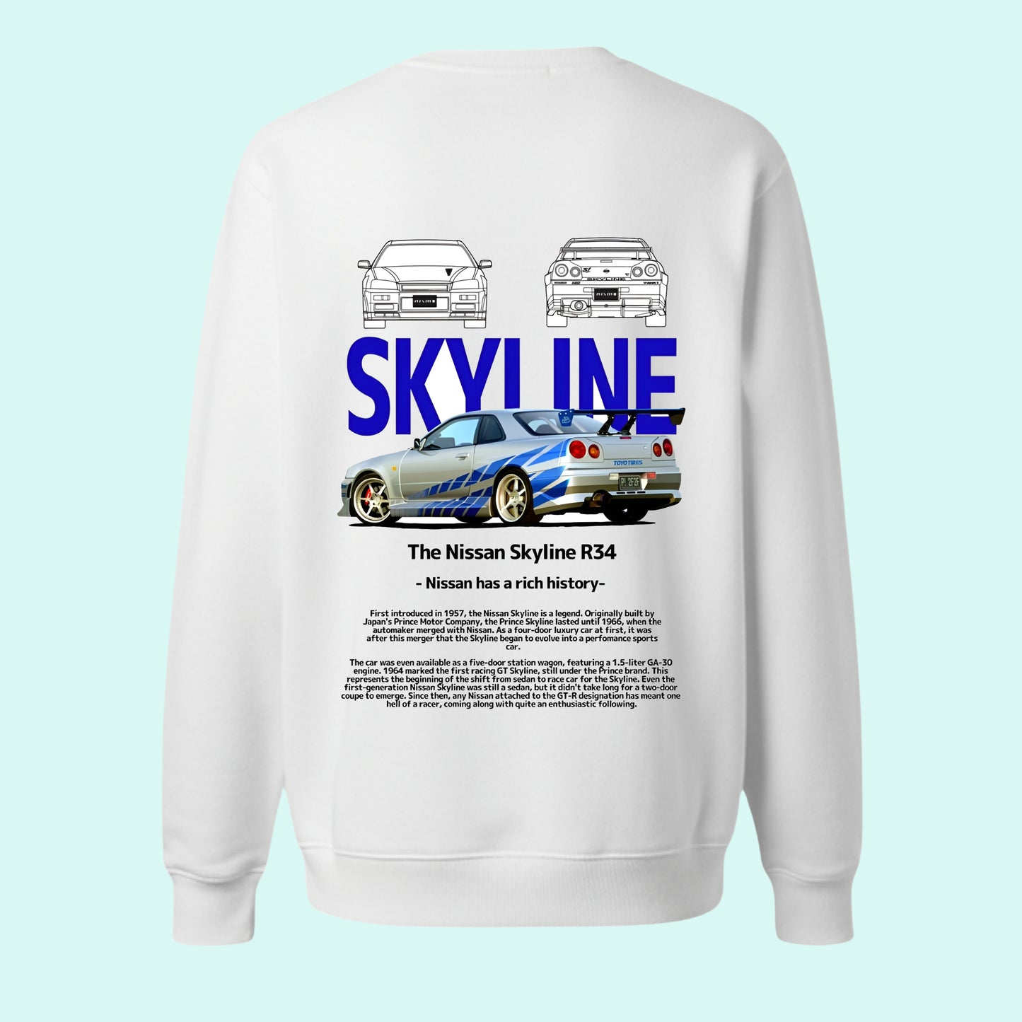 Nissan GT-R Skyline Sweatshirt