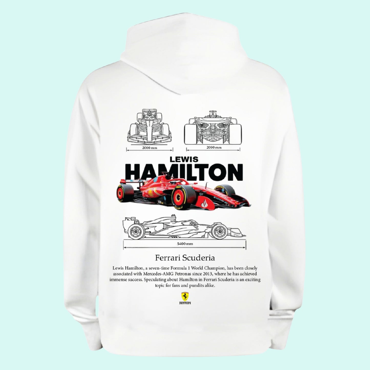F1 Lewis Hamilton Ferrari Hoodie