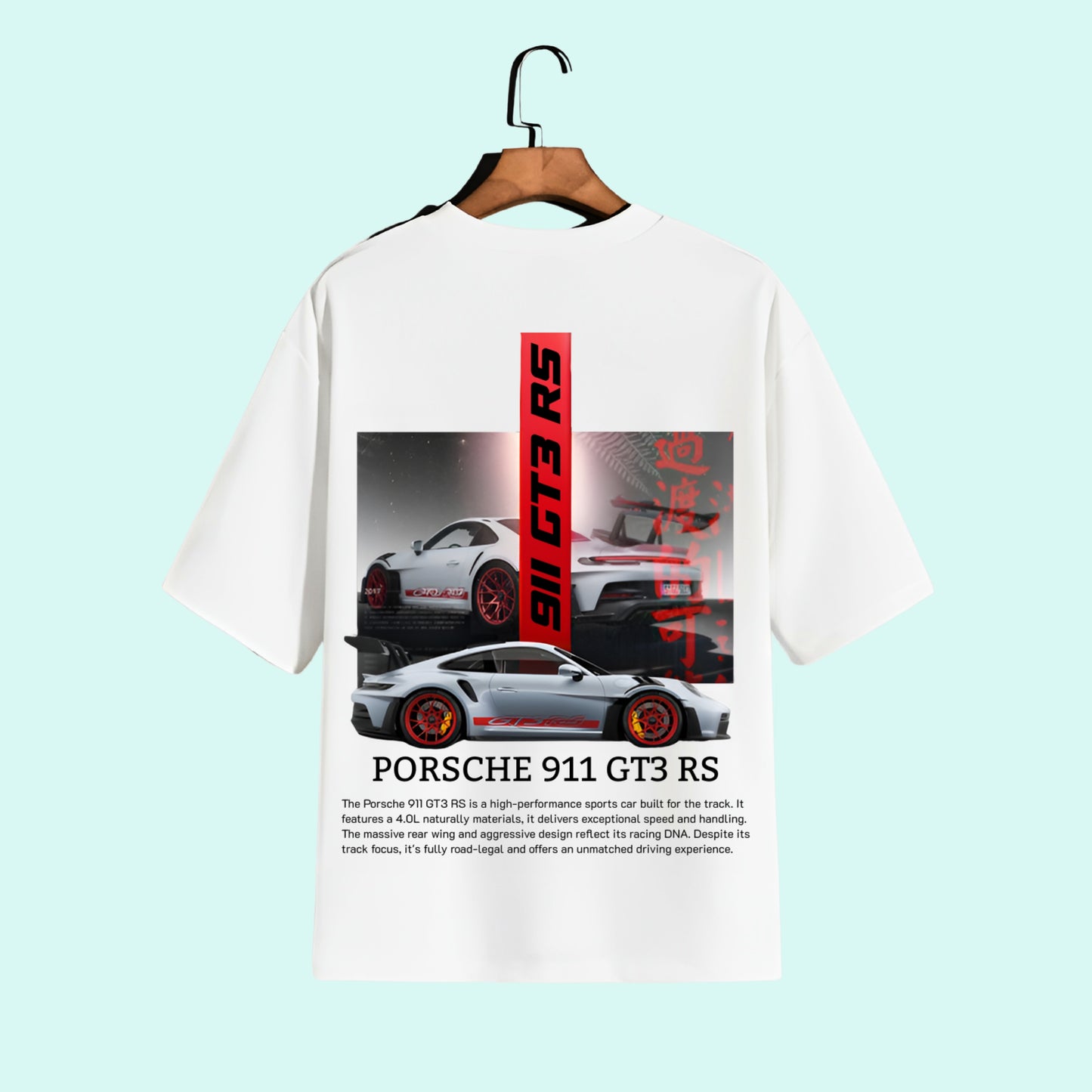 Porsche 911 GT3RS Oversized T-Shirt