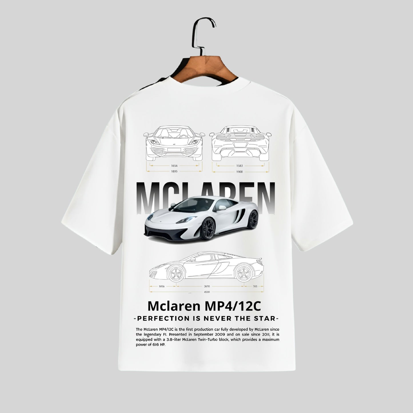 McLaren MP4/12C Oversized T-Shirt