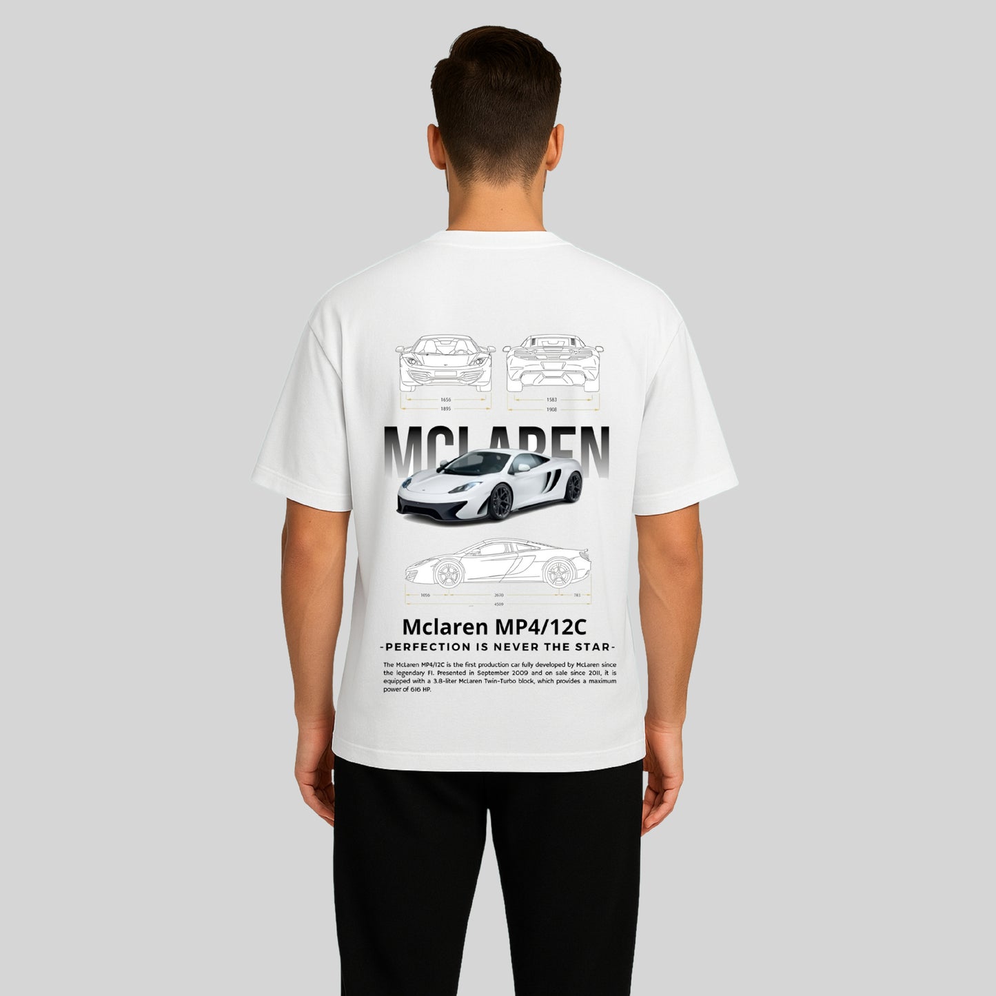 McLaren MP4/12C Oversized T-Shirt