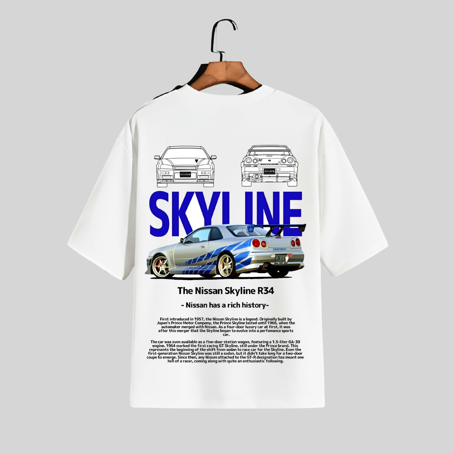 Nissan GT-R Skyline Oversized T-Shirt