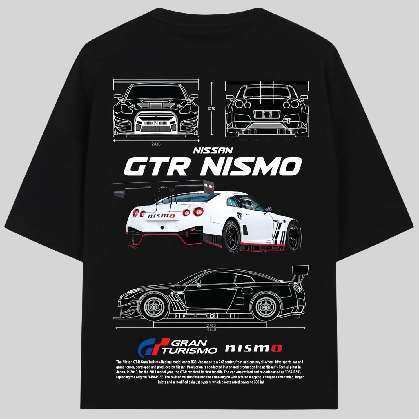 Nissan GT-R Nismo Oversized T-Shirt