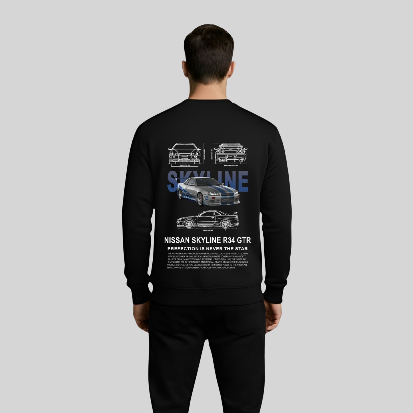 Nissan GT-R R34 Skyline Sweatshirt