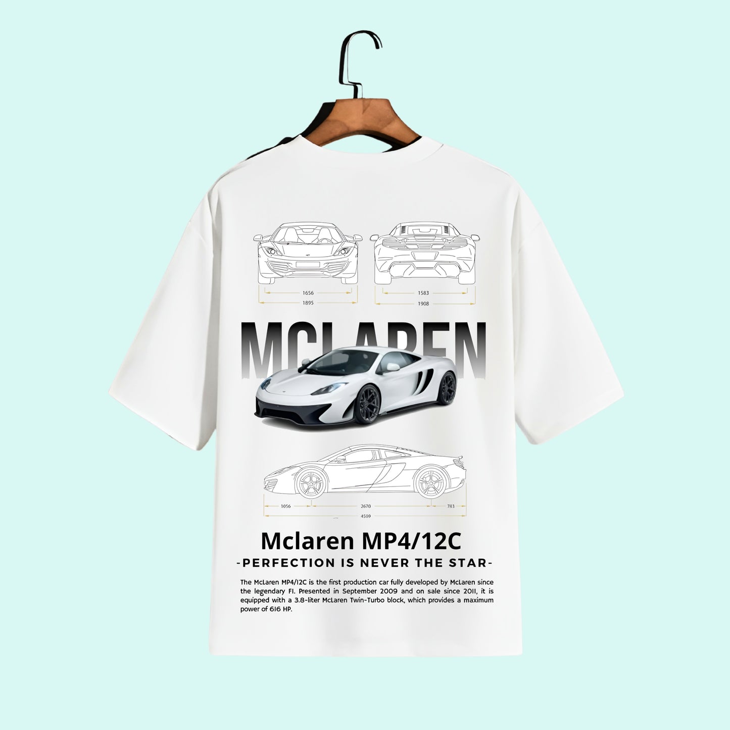 McLaren MP4/12C Oversized T-Shirt