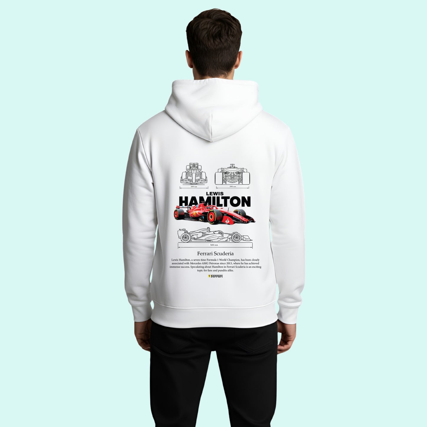F1 Lewis Hamilton Ferrari Hoodie