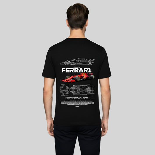 F1 Ferrari Design Scuderia Inspired T-Shirt