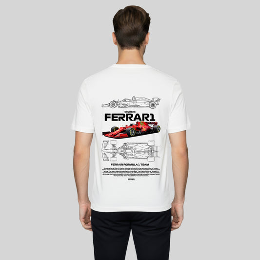 F1 Ferrari Design Scuderia Inspired T-Shirt