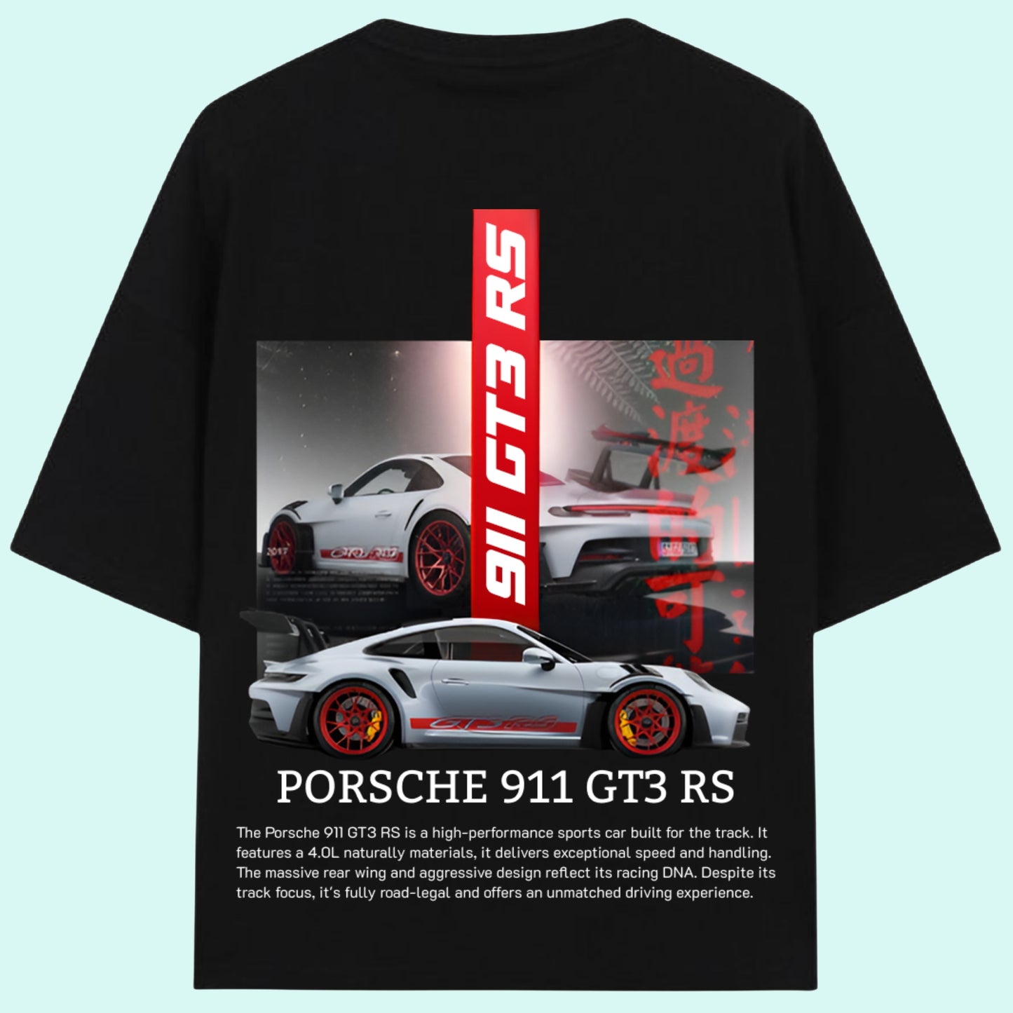Porsche 911 GT3RS Oversized T-Shirt