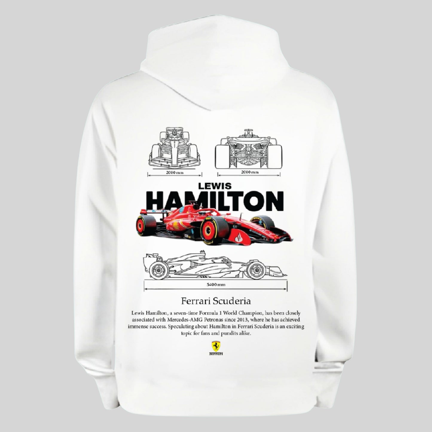 F1 Lewis Hamilton Ferrari Hoodie