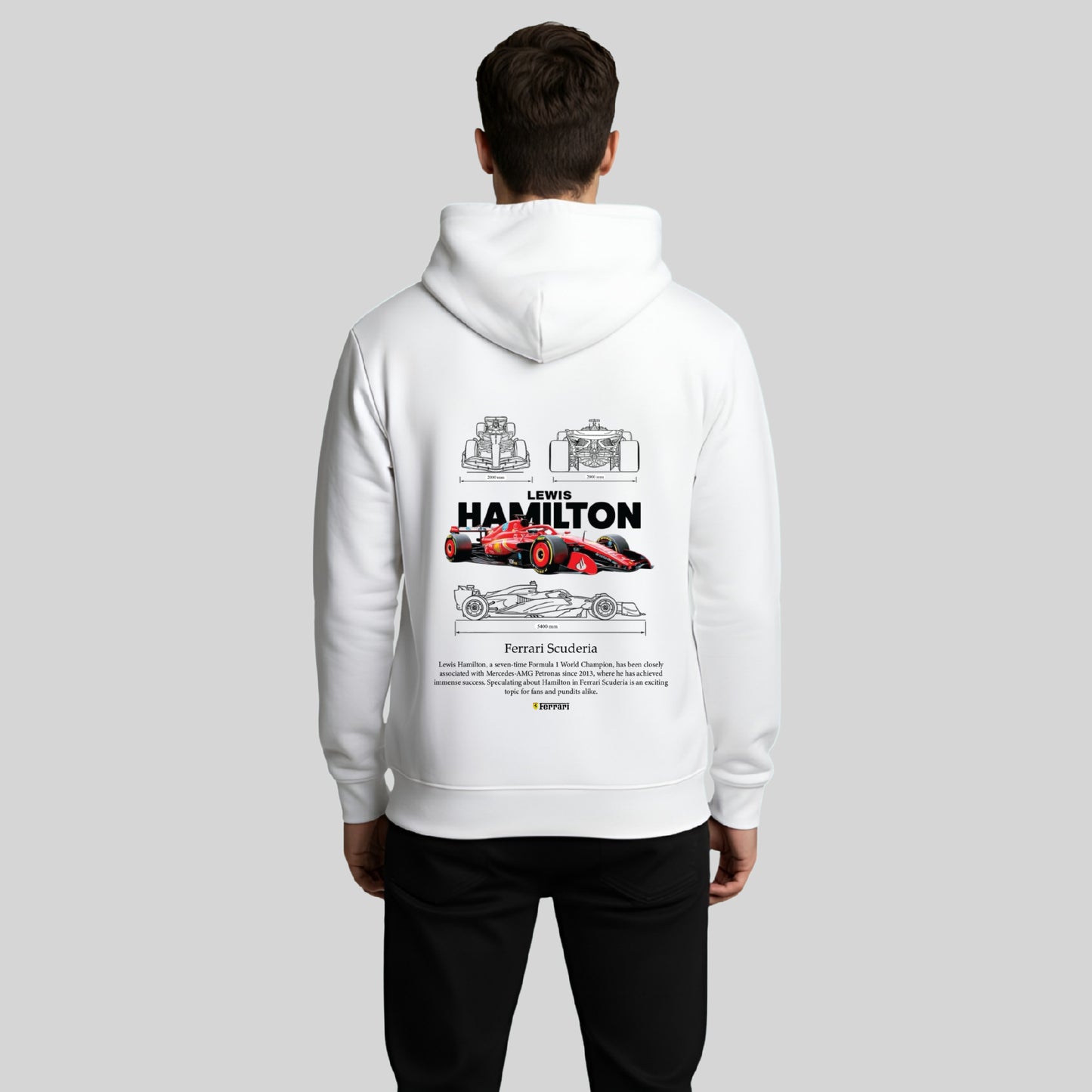F1 Lewis Hamilton Ferrari Hoodie