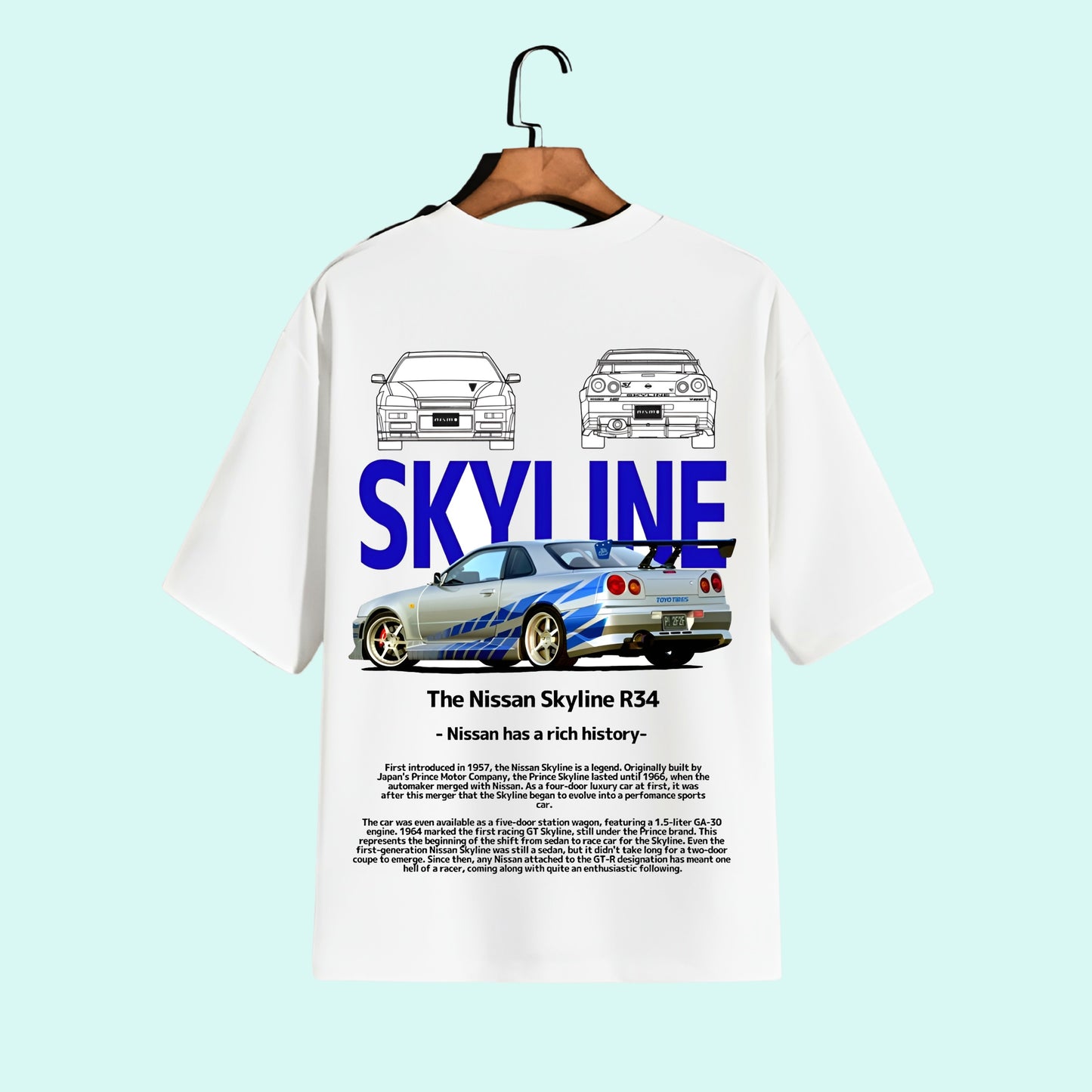 Nissan GT-R Skyline Oversized T-Shirt