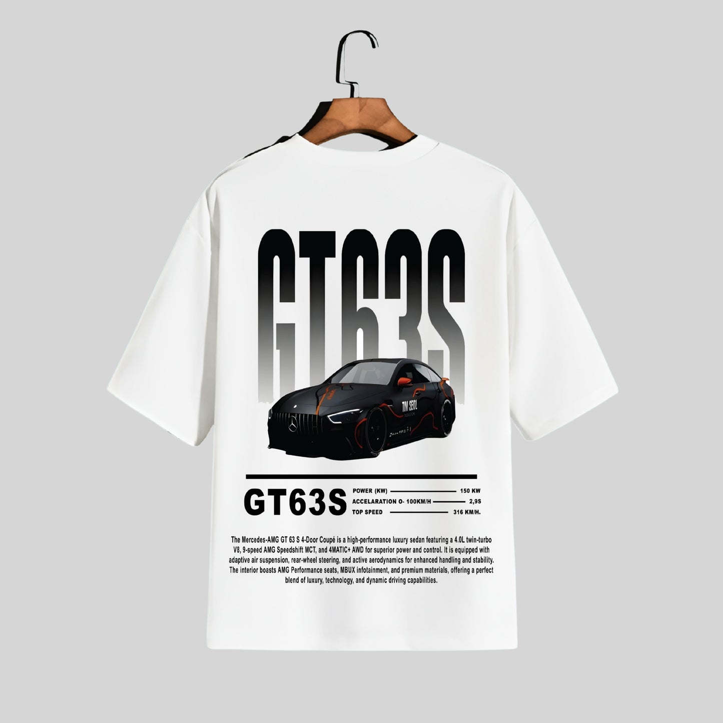Mercedes AMG GT63S Oversized T-Shirt
