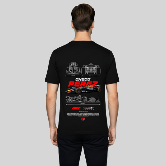 F1 Checo Pérez Design Red Bull Inspired T-Shirt