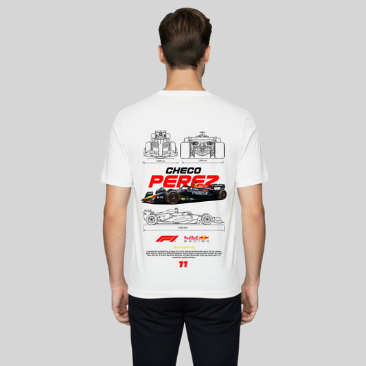 F1 Checo Pérez Design Red Bull Inspired T-Shirt